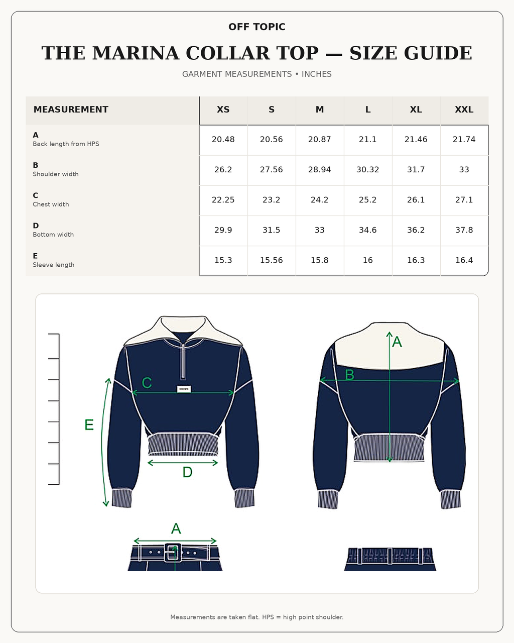 Marine Collar Set